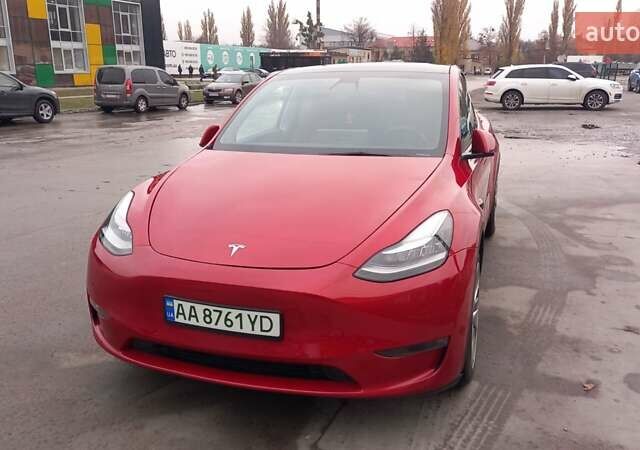 Красный Тесла Model Y, объемом двигателя 0 л и пробегом 150 тыс. км за 25500 $, фото 1 на Automoto.ua