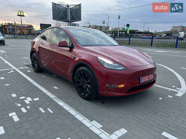 Красный Тесла Model Y, объемом двигателя 0 л и пробегом 82 тыс. км за 23900 $, фото 1 на Automoto.ua