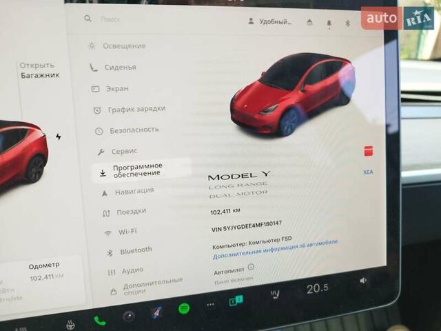Красный Тесла Model Y, объемом двигателя 0 л и пробегом 102 тыс. км за 22500 $, фото 7 на Automoto.ua