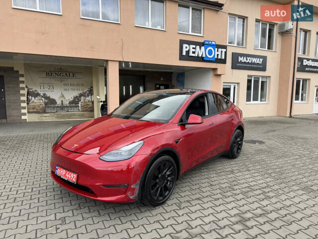 Червоний Тесла Model Y, об'ємом двигуна 0 л та пробігом 117 тис. км за 19500 $, фото 1 на Automoto.ua