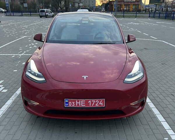 Красный Тесла Model Y, объемом двигателя 0 л и пробегом 82 тыс. км за 23900 $, фото 2 на Automoto.ua