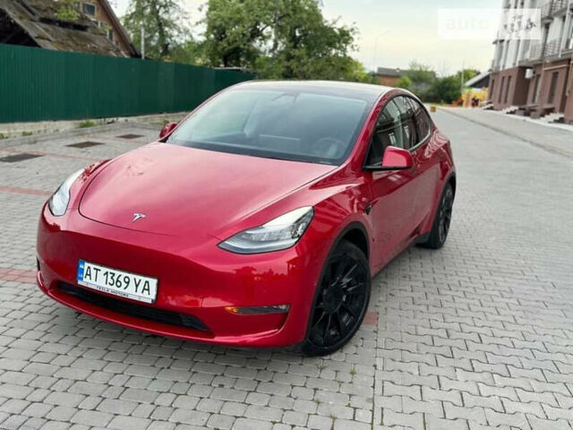 Красный Тесла Model Y, объемом двигателя 0 л и пробегом 38 тыс. км за 33200 $, фото 1 на Automoto.ua