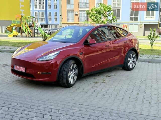 Червоний Тесла Model Y, об'ємом двигуна 0 л та пробігом 62 тис. км за 24300 $, фото 1 на Automoto.ua