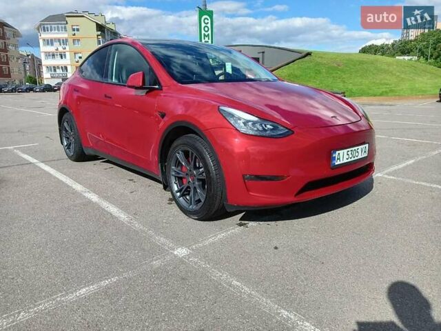 Красный Тесла Model Y, объемом двигателя 0 л и пробегом 70 тыс. км за 24500 $, фото 5 на Automoto.ua