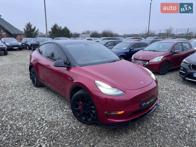 Красный Тесла Model Y, объемом двигателя 0 л и пробегом 85 тыс. км за 23500 $, фото 18 на Automoto.ua