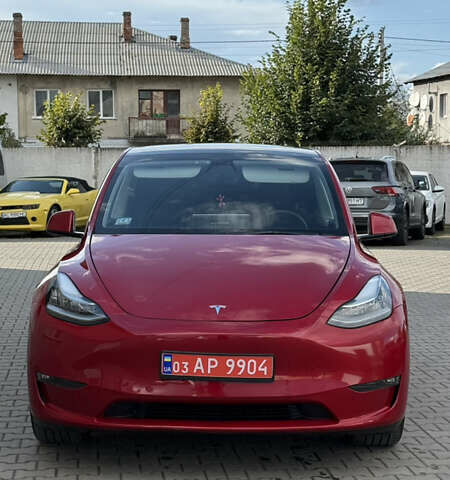 Красный Тесла Model Y, объемом двигателя 0 л и пробегом 146 тыс. км за 23000 $, фото 1 на Automoto.ua