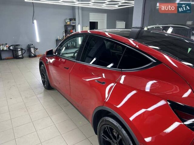 Красный Тесла Model Y, объемом двигателя 0 л и пробегом 37 тыс. км за 31999 $, фото 11 на Automoto.ua