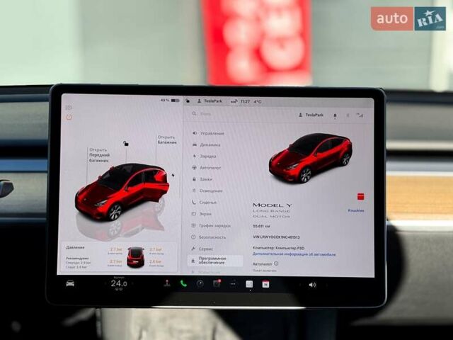 Красный Тесла Model Y, объемом двигателя 0 л и пробегом 55 тыс. км за 34999 $, фото 19 на Automoto.ua