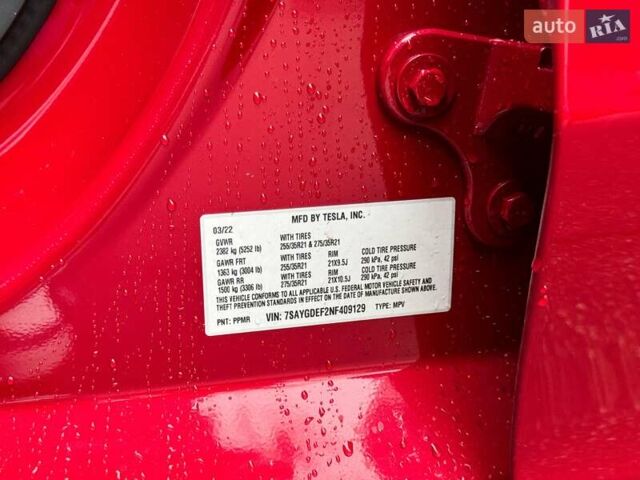 Червоний Тесла Model Y, об'ємом двигуна 0 л та пробігом 25 тис. км за 30999 $, фото 26 на Automoto.ua