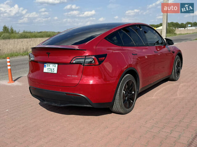 Красный Тесла Model Y, объемом двигателя 0 л и пробегом 71 тыс. км за 23500 $, фото 11 на Automoto.ua