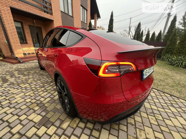 Червоний Тесла Model Y, об'ємом двигуна 0 л та пробігом 17 тис. км за 39900 $, фото 48 на Automoto.ua