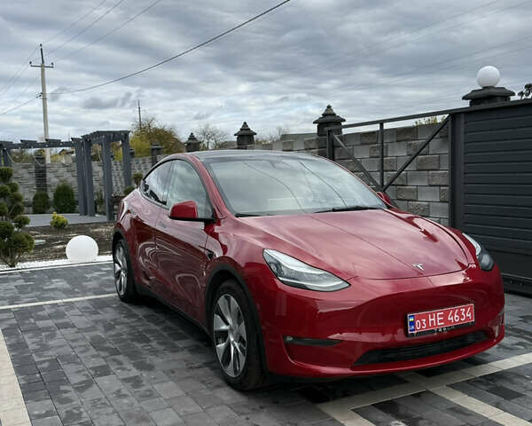 Красный Тесла Model Y, объемом двигателя 0 л и пробегом 137 тыс. км за 24200 $, фото 2 на Automoto.ua