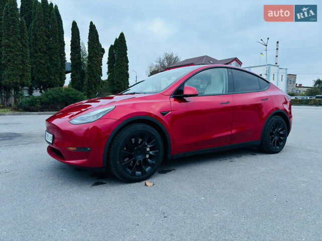 Красный Тесла Model Y, объемом двигателя 0 л и пробегом 78 тыс. км за 24000 $, фото 1 на Automoto.ua