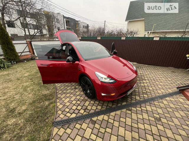 Красный Тесла Model Y, объемом двигателя 0 л и пробегом 17 тыс. км за 41500 $, фото 12 на Automoto.ua