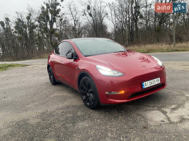 Красный Тесла Model Y, объемом двигателя 0 л и пробегом 70 тыс. км за 27300 $, фото 19 на Automoto.ua