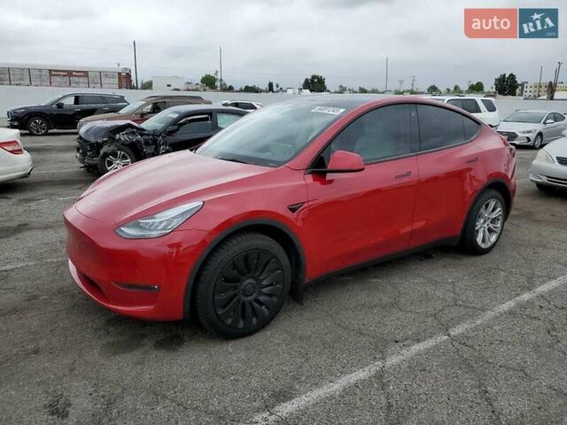 Красный Тесла Model Y, объемом двигателя 0 л и пробегом 75 тыс. км за 26500 $, фото 5 на Automoto.ua