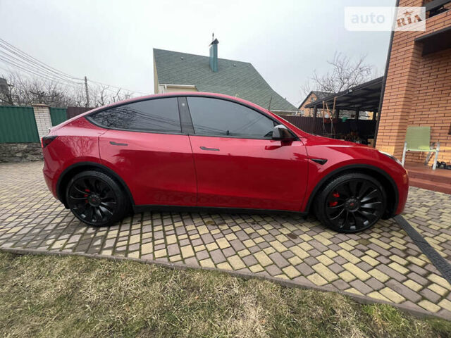 Красный Тесла Model Y, объемом двигателя 0 л и пробегом 17 тыс. км за 41500 $, фото 32 на Automoto.ua