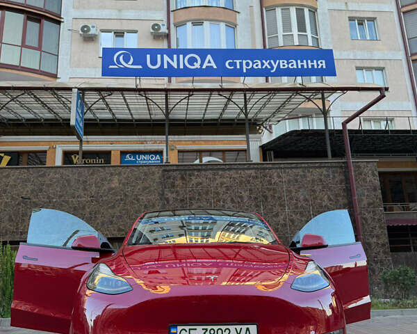 Красный Тесла Model Y, объемом двигателя 0 л и пробегом 72 тыс. км за 27000 $, фото 4 на Automoto.ua
