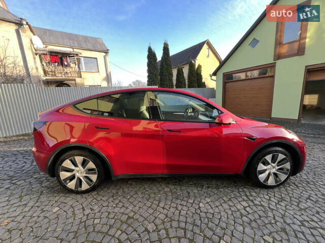 Красный Тесла Model Y, объемом двигателя 0 л и пробегом 46 тыс. км за 27200 $, фото 3 на Automoto.ua