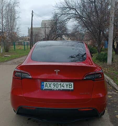 Красный Тесла Model Y, объемом двигателя 0 л и пробегом 51 тыс. км за 27500 $, фото 3 на Automoto.ua