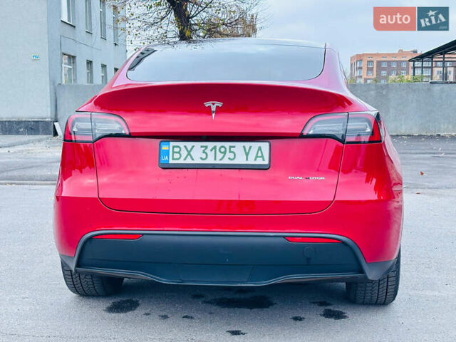 Красный Тесла Model Y, объемом двигателя 0 л и пробегом 78 тыс. км за 24000 $, фото 45 на Automoto.ua
