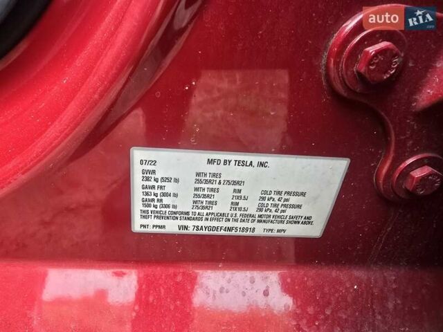 Тесла Model Y 2022 в Костополе на Automoto.ua Красный Тесла Model Y, объемом двигателя 0 л и пробегом 129 тыс. км за 17500 $, фото 35 на Automoto.ua