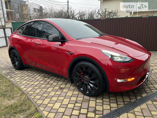 Червоний Тесла Model Y, об'ємом двигуна 0 л та пробігом 17 тис. км за 41500 $, фото 64 на Automoto.ua