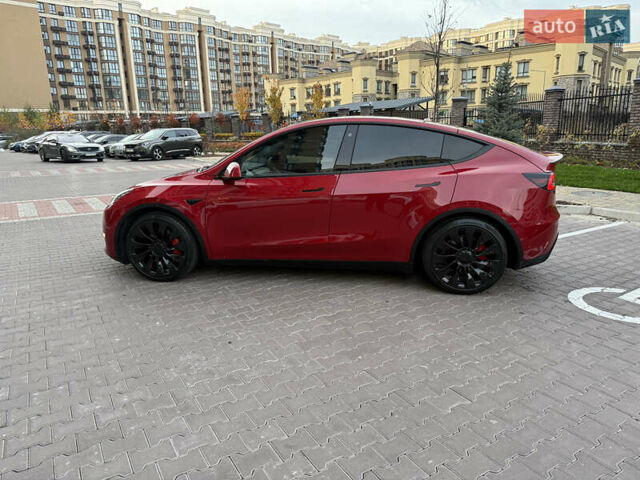 Красный Тесла Model Y, объемом двигателя 0 л и пробегом 41 тыс. км за 25400 $, фото 7 на Automoto.ua