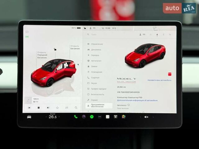 Червоний Тесла Model Y, об'ємом двигуна 0 л та пробігом 25 тис. км за 30999 $, фото 20 на Automoto.ua