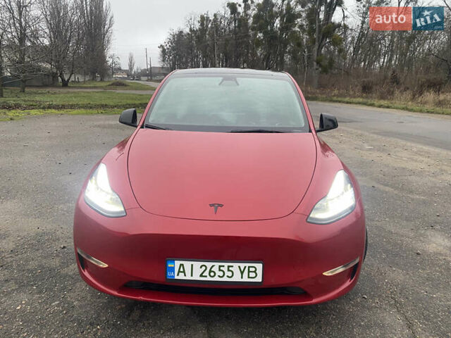 Красный Тесла Model Y, объемом двигателя 0 л и пробегом 70 тыс. км за 27300 $, фото 12 на Automoto.ua