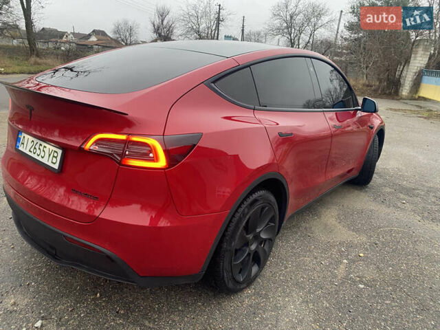 Красный Тесла Model Y, объемом двигателя 0 л и пробегом 70 тыс. км за 27300 $, фото 9 на Automoto.ua