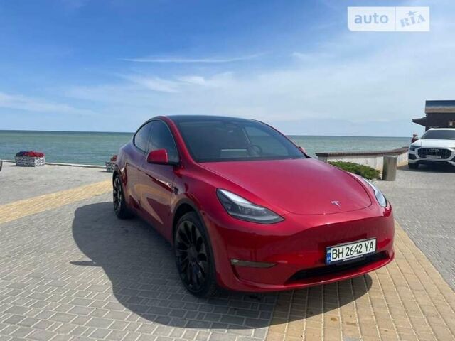 Червоний Тесла Model Y, об'ємом двигуна 0 л та пробігом 9 тис. км за 45700 $, фото 1 на Automoto.ua