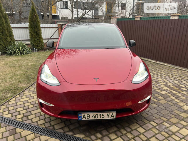 Красный Тесла Model Y, объемом двигателя 0 л и пробегом 17 тыс. км за 39900 $, фото 41 на Automoto.ua