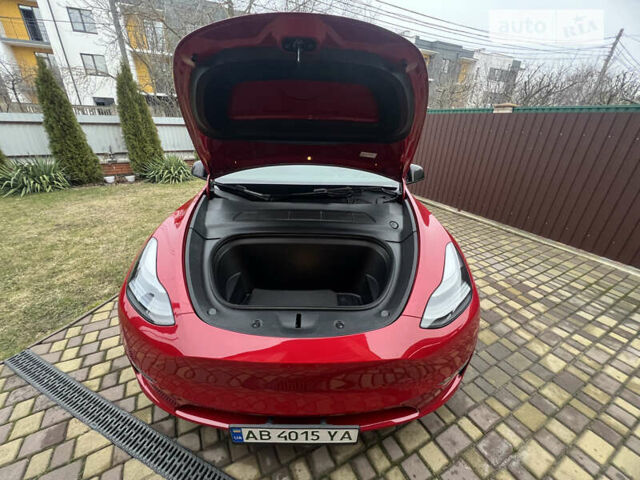 Красный Тесла Model Y, объемом двигателя 0 л и пробегом 17 тыс. км за 41500 $, фото 108 на Automoto.ua