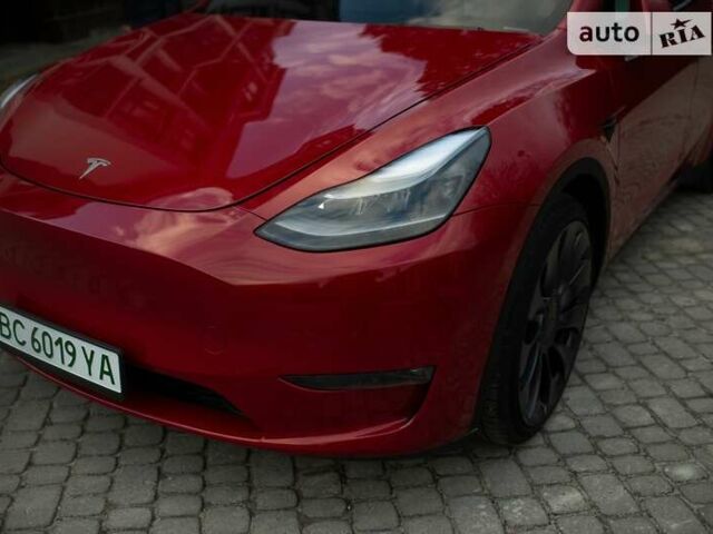 Червоний Тесла Model Y, об'ємом двигуна 0 л та пробігом 9 тис. км за 42900 $, фото 3 на Automoto.ua