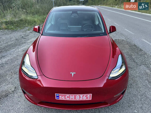 Тесла Model Y 2022 в Львове на Automoto.ua Красный Тесла Model Y, объемом двигателя 0 л и пробегом 45 тыс. км за 30999 $, фото 15 на Automoto.ua