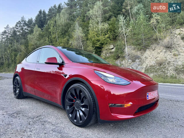 Красный Тесла Model Y, объемом двигателя 0 л и пробегом 40 тыс. км за 29999 $, фото 14 на Automoto.ua
