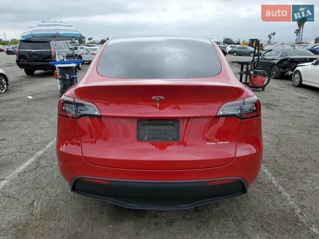 Красный Тесла Model Y, объемом двигателя 0 л и пробегом 75 тыс. км за 26500 $, фото 7 на Automoto.ua