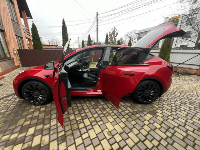 Червоний Тесла Model Y, об'ємом двигуна 0 л та пробігом 17 тис. км за 41500 $, фото 29 на Automoto.ua