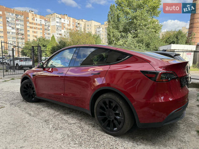 Красный Тесла Model Y, объемом двигателя 0 л и пробегом 25 тыс. км за 24900 $, фото 3 на Automoto.ua