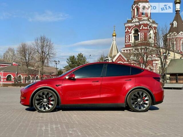 Красный Тесла Model Y, объемом двигателя 0 л и пробегом 9 тыс. км за 43000 $, фото 19 на Automoto.ua