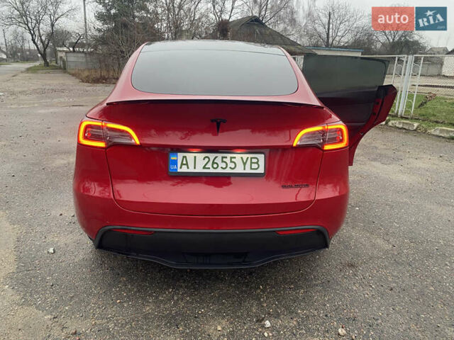 Красный Тесла Model Y, объемом двигателя 0 л и пробегом 70 тыс. км за 27300 $, фото 11 на Automoto.ua