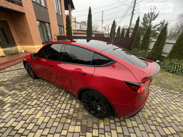 Красный Тесла Model Y, объемом двигателя 0 л и пробегом 17 тыс. км за 41500 $, фото 66 на Automoto.ua