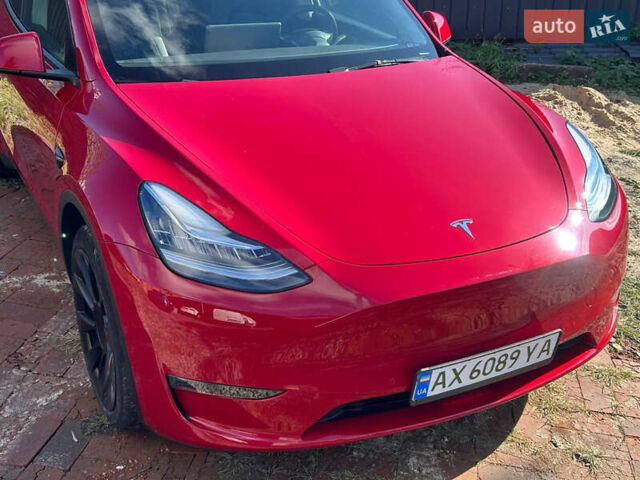 Красный Тесла Model Y, объемом двигателя 0 л и пробегом 44 тыс. км за 24400 $, фото 27 на Automoto.ua