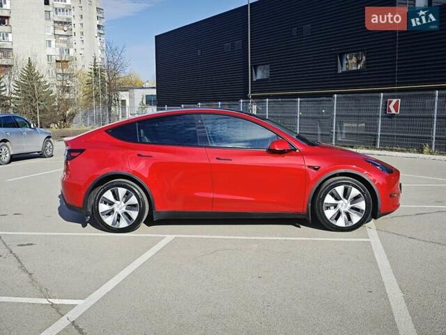 Красный Тесла Model Y, объемом двигателя 0 л и пробегом 54 тыс. км за 27800 $, фото 2 на Automoto.ua