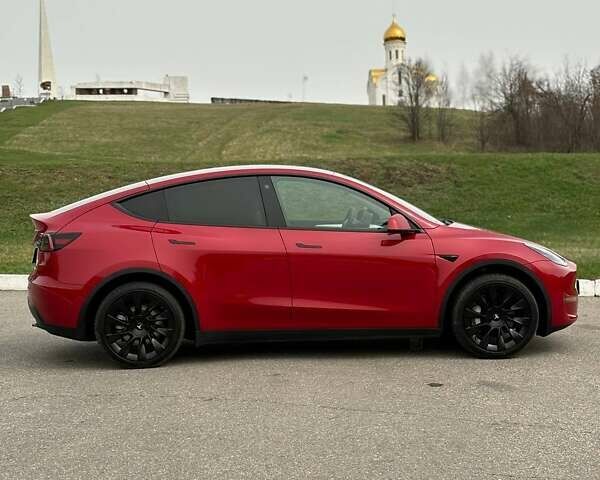 Красный Тесла Model Y, объемом двигателя 0 л и пробегом 12 тыс. км за 35300 $, фото 1 на Automoto.ua