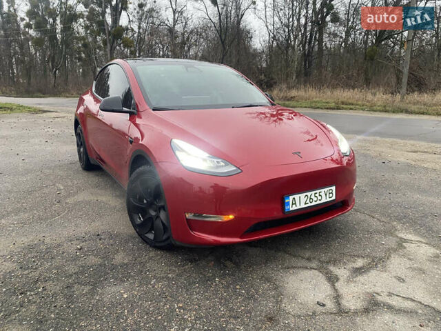 Красный Тесла Model Y, объемом двигателя 0 л и пробегом 70 тыс. км за 27300 $, фото 4 на Automoto.ua