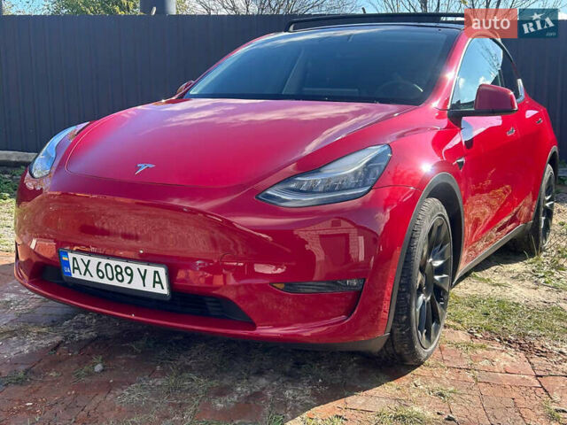 Красный Тесла Model Y, объемом двигателя 0 л и пробегом 44 тыс. км за 24400 $, фото 34 на Automoto.ua