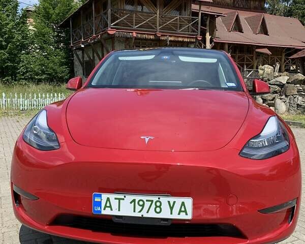 Красный Тесла Model Y, объемом двигателя 0 л и пробегом 19 тыс. км за 32999 $, фото 1 на Automoto.ua