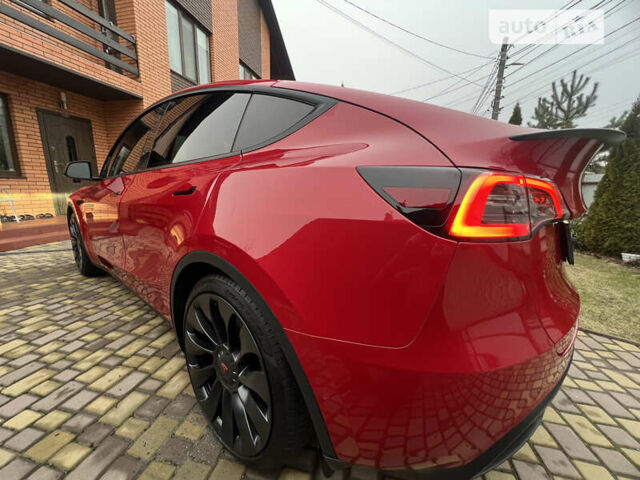 Красный Тесла Model Y, объемом двигателя 0 л и пробегом 17 тыс. км за 41500 $, фото 70 на Automoto.ua